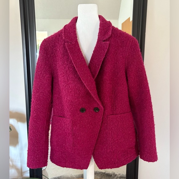 212 GOODS University Place Jacket In Raspberry - Picture 3 of 8